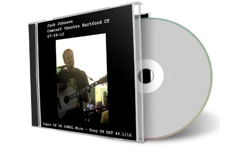 Artwork Cover of Jack Johnson 2010-07-09 CD Hartford Audience