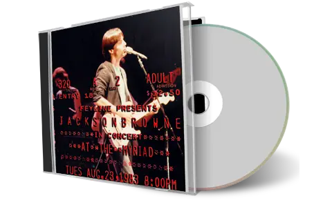 Artwork Cover of Jackson Browne 1983-08-23 CD Oklahoma City Audience