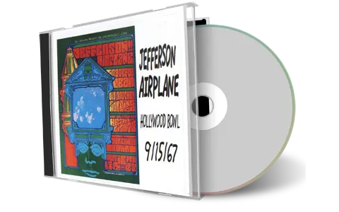 Artwork Cover of Jefferson Airplane 1967-09-15 CD Hollywood Audience