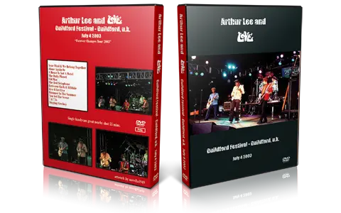 Artwork Cover of Love 2003-06-28 DVD Glastonbury  Proshot