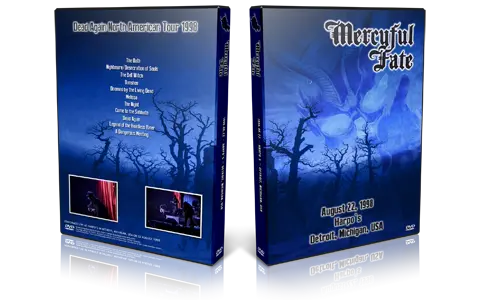 Artwork Cover of Mercyful Fate 1998-08-22 DVD Detroit Audience