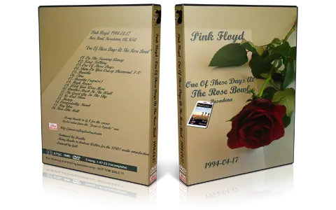 Artwork Cover of Pink Floyd 1994-04-17 DVD Pasadena Audience