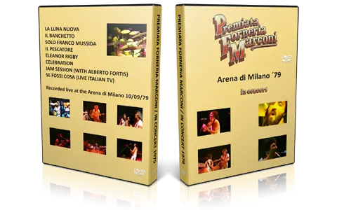 Artwork Cover of Premiata Forneria Marconi 1979-09-10 DVD Milan Audience