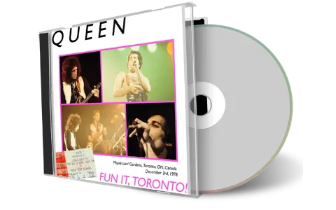 Artwork Cover of Queen 1978-12-03 CD Toronto Audience