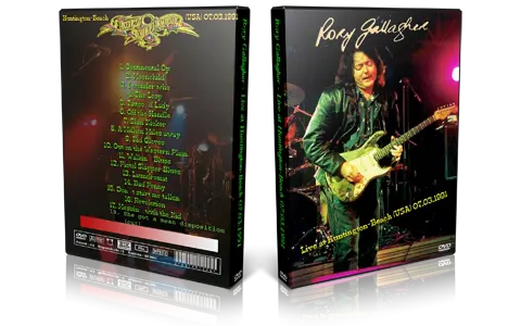 Artwork Cover of Rory Gallagher 1991-03-07 DVD Huntington Beach Audience