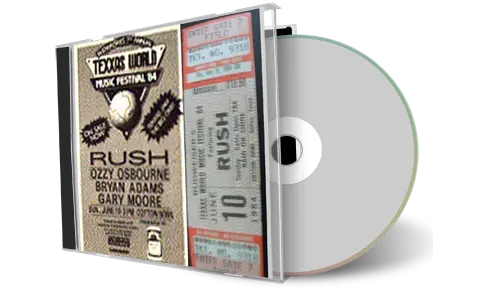 Artwork Cover of Rush 1984-06-10 CD Dallas Audience