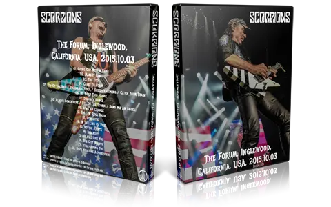 Artwork Cover of Scorpions 2015-10-03 DVD Los Angeles Audience