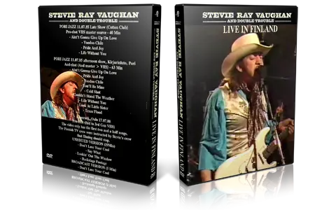 Artwork Cover of Stevie Ray Vaughan 1985-07-11 DVD Pori  Audience