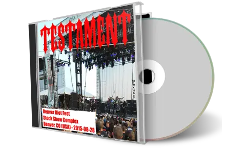 Artwork Cover of Testament 2015-08-28 CD Denver Audience