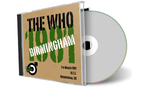 Artwork Cover of The Who 1981-03-07 CD Birmingham Audience
