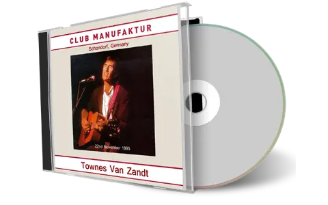 Artwork Cover of Townes Van Zandt 1995-11-22 CD Schondorf Audience