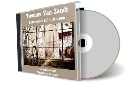 Artwork Cover of Townes Van Zandt 1996-11-19 CD Wuerzburg Audience