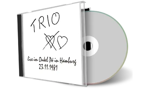Artwork Cover of Trio 1981-11-23 CD Hamburg Soundboard
