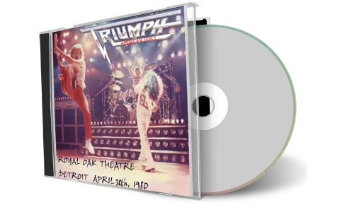 Artwork Cover of Triumph 1980-04-30 CD Detroit Audience