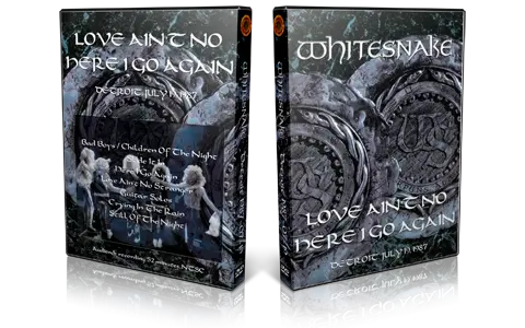 Artwork Cover of Whitesnake 1987-07-19 DVD Detroit Audience