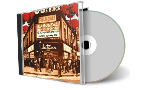 Artwork Cover of Allman Brothers Band 1971-01-31 CD Fillmore West Soundboard