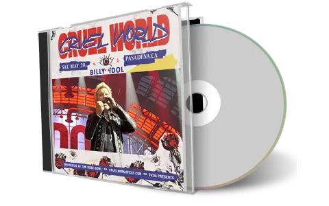 Front cover artwork of Billy Idol 2023-05-20 CD Pasadena Audience