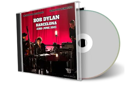 Front cover artwork of Bob Dylan 2023-06-23 CD Barcelona Audience