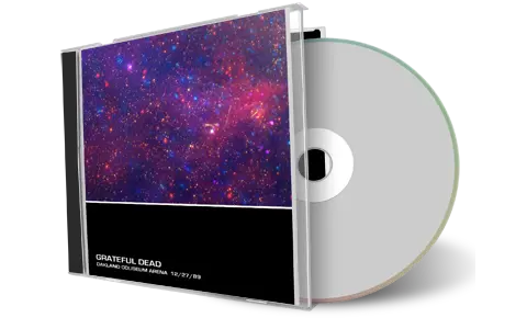 Front cover artwork of Grateful Dead 1989-12-27 CD Oakland Soundboard