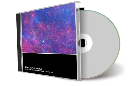 Front cover artwork of Grateful Dead 1989-12-30 CD Oakland Soundboard