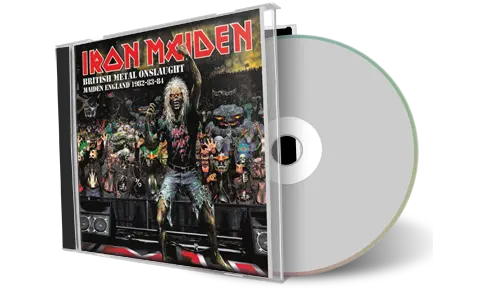 Front cover artwork of Iron Maiden Compilation CD British Metal Onslaught Audience