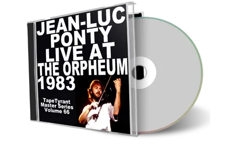Front cover artwork of Jean-Luc Ponty 1983-10-12 CD Boston Audience