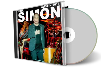Front cover artwork of Paul Simon 2016-05-11 CD Austin Audience