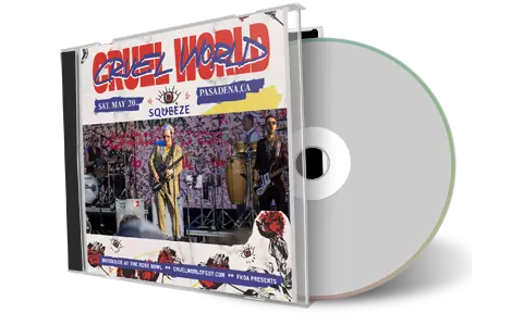 Front cover artwork of Squeeze 2023-05-20 CD Pasadena Soundboard
