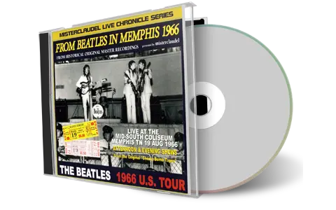 Front cover artwork of The Beatles Compilation CD From Beatles In Memphis 1966 Audience