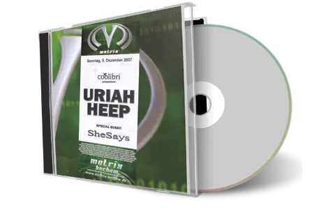 Artwork Cover of Uriah Heep 2007-12-09 CD Bochum Audience