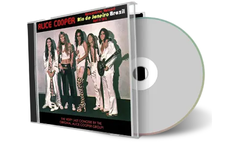 Front cover artwork of Alice Cooper 1974-04-08 CD Rio De Janeiro Soundboard