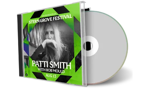 Front cover artwork of Patti Smith 2023-08-13 CD San Francisco Audience