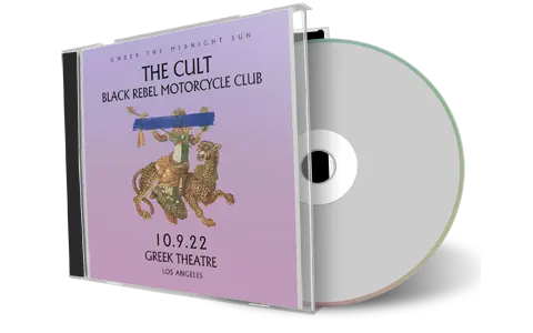 Front cover artwork of The Cult 2022-10-09 CD Los Angeles Audience