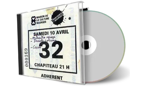 Front cover artwork of The Cure 1982-04-10 CD Bourges Audience