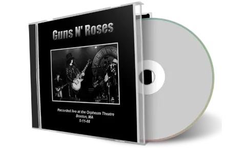Front cover artwork of Guns N Roses 1988-05-11 CD Boston Audience