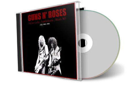 Front cover artwork of Guns N Roses 1988-07-30 CD Mears Audience