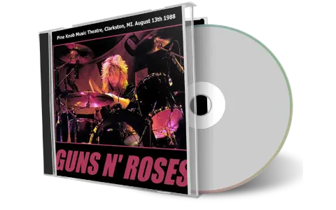 Front cover artwork of Guns N Roses 1988-08-13 CD Clarkston Audience