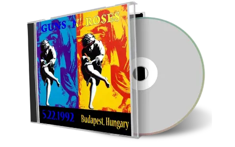 Front cover artwork of Guns N Roses 1992-05-22 CD Budapest Audience