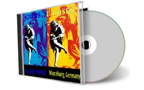 Front cover artwork of Guns N Roses 1992-06-20 CD Wurzburg Audience