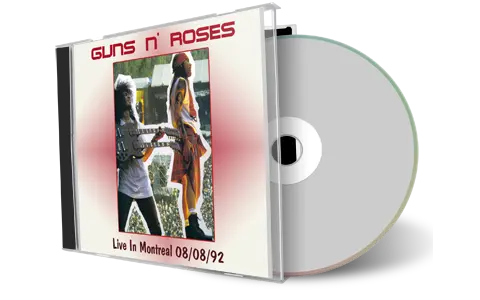 Front cover artwork of Guns N Roses 1992-08-08 CD Montreal Audience