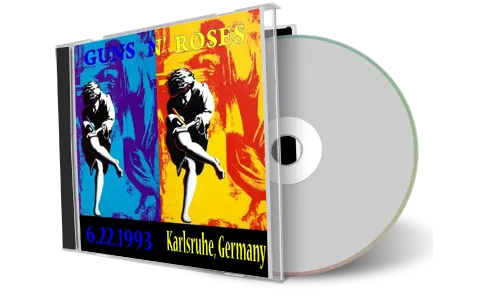 Front cover artwork of Guns N Roses 1993-06-22 CD Karlsruhe Audience