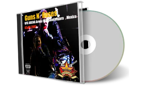 Front cover artwork of Guns N Roses 2007-06-03 CD Guadalajara Audience