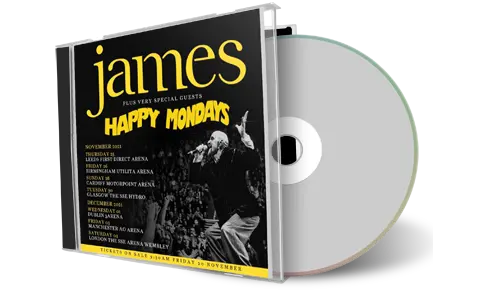 Front cover artwork of James 2021-11-30 CD Glasgow Audience