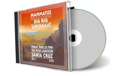 Front cover artwork of Mammatus 2023-06-23 CD Santa Cruz Audience
