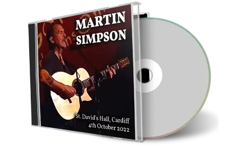Front cover artwork of Martin Simpson 2022-10-04 CD Cardiff Audience
