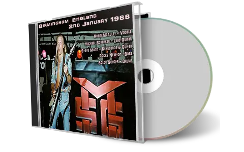 Front cover artwork of Michael Schenker Group 1988-01-02 CD Birmingham Audience