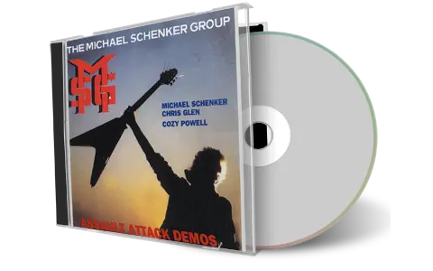 Front cover artwork of Michael Schenker Group Compilation CD Assault Attack Demos Soundboard