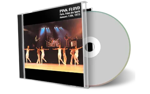 Front cover artwork of Pink Floyd 1973-01-13 CD Paris Audience