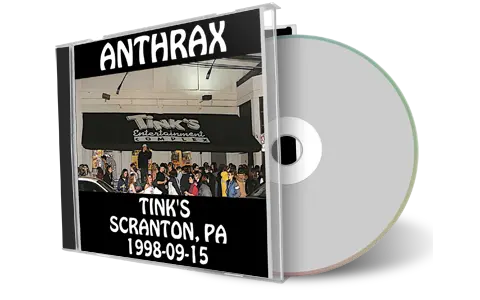 Front cover artwork of Anthrax 1998-09-15 CD Scranton Audience