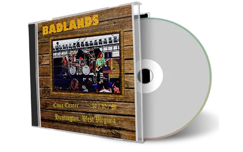 Front cover artwork of Badlands 1989-10-30 CD Huntington Audience